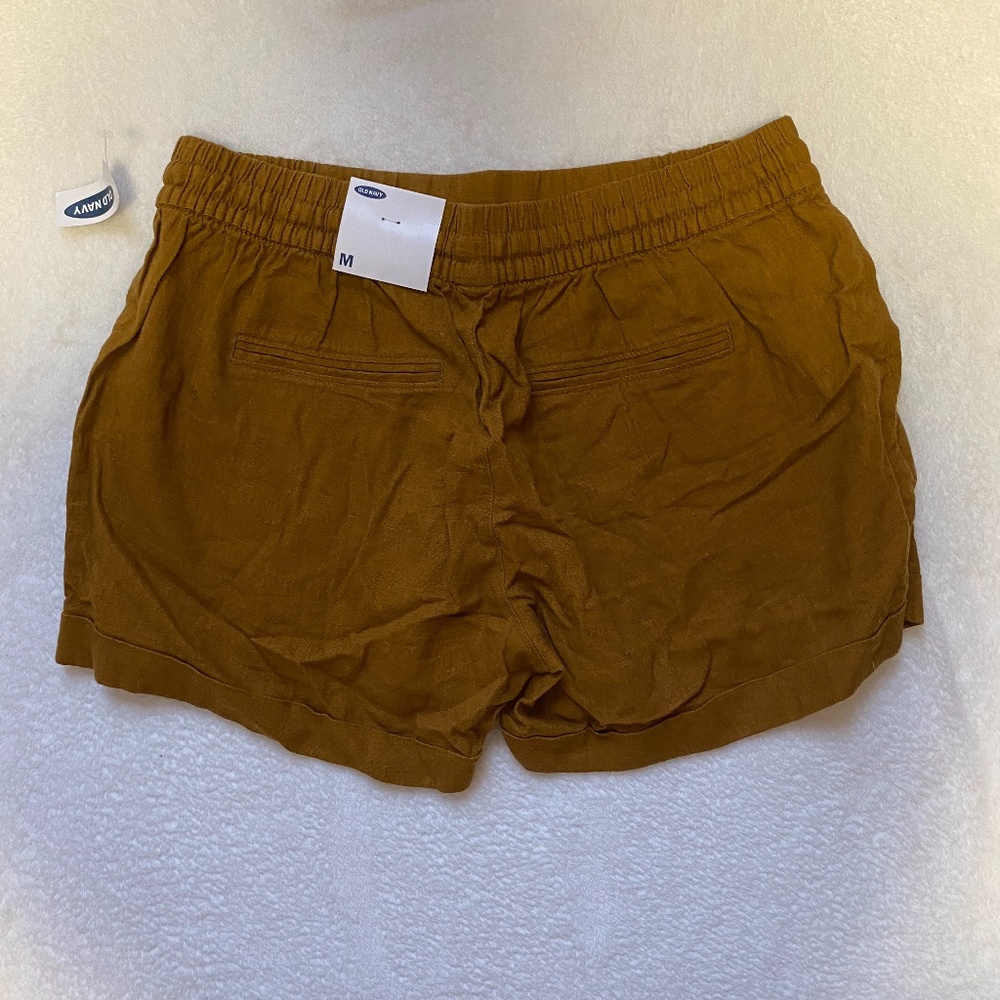 Old Navy Dark Gold Drawstring Shorts